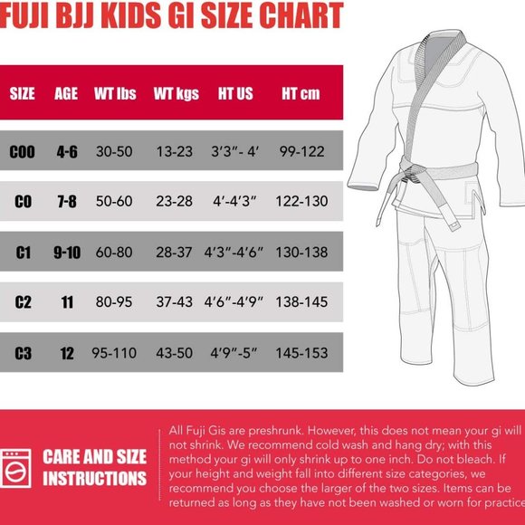 Fuji Brazilian Jiu-Jitsu Gi BJJ - Blue pants set - Picture 7 of 7
